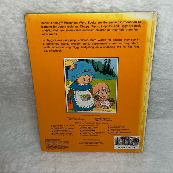 Tiggy Goes Shopping A Happy Ending Preschool Word Book Honey Bear Books - Picture 2 of 5